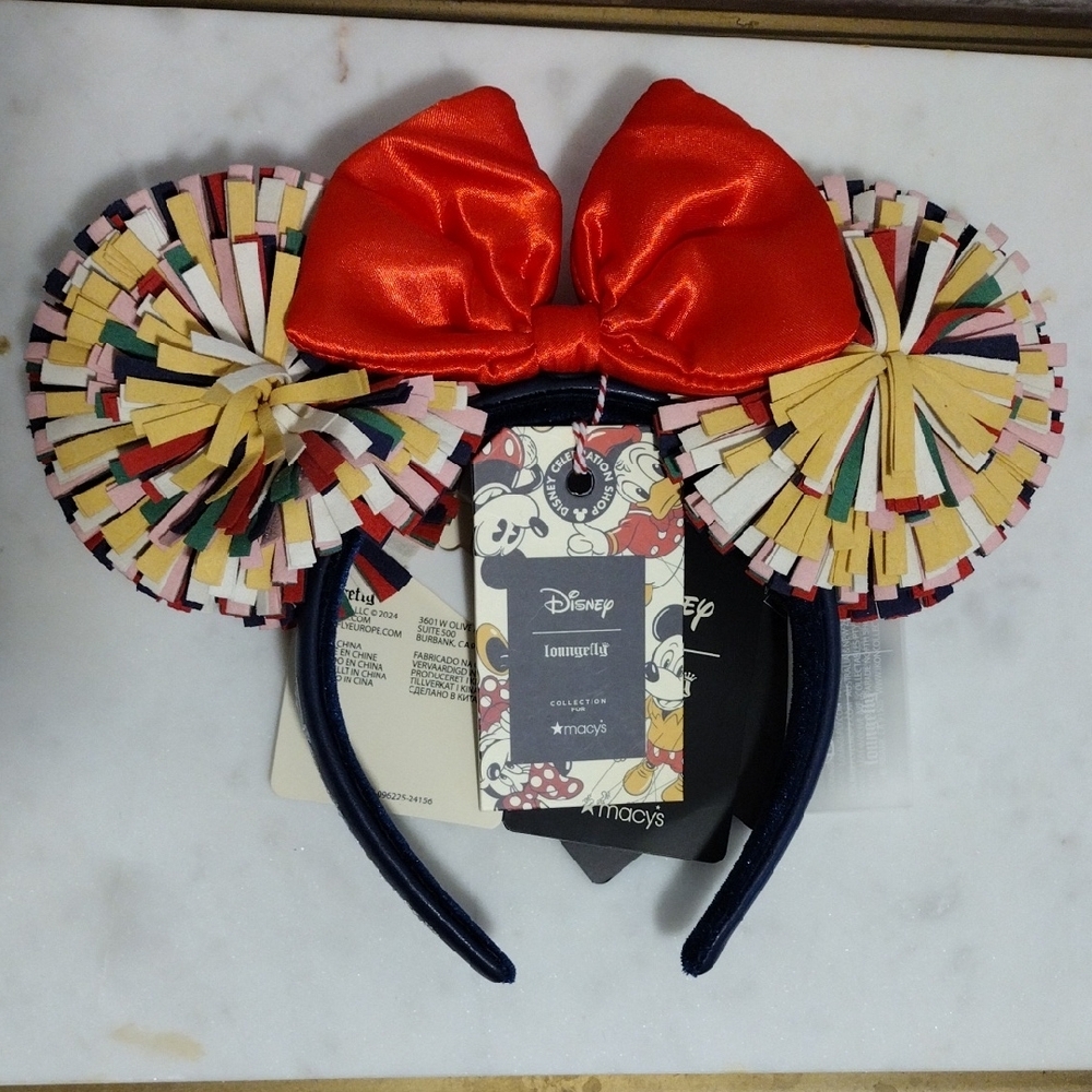 Loungefly Disney Red and Multicolor Minnie Mouse Headband